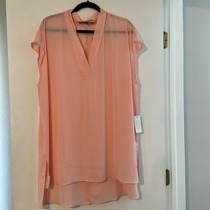 Eloquii soft pink tunic